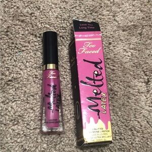 Too Faced Melted Latex Liquified High Shine Lipstick - NIB love you long time